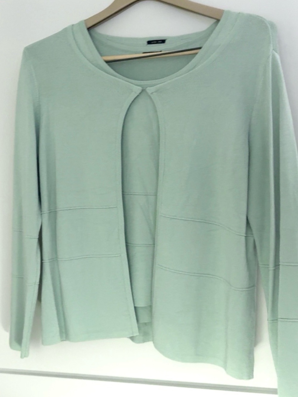 NWOT KNIT TANK & CARDIGAN SWEATER TWINSET ALISON SHERI SIZE M